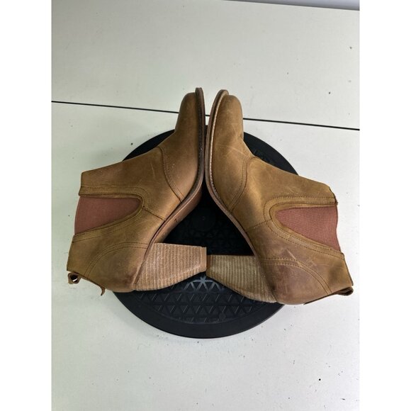 J Shoes Coventry Brown Ankle Boots 39/ 8.5 Chelsea Leathers - Picture 4 of 11